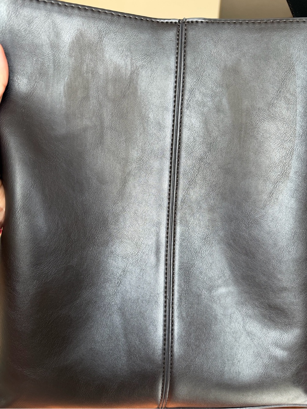 Mango Structured Leather-Effect Tote - Picture 11 of 15